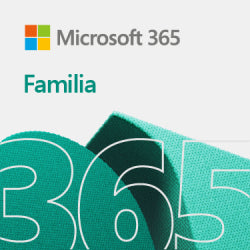 Microsoft 365 Familia, 5 Dispositivos, 6 Usuarios, Plurilingüe, 1 Año, Windows/Mac/Android/iOS