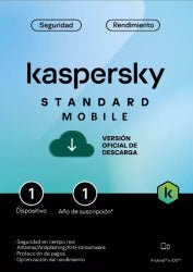 Kaspersky Standard, 1 Dispositivo, 1 Año, Android/Mac (Descargable) - Macrodex