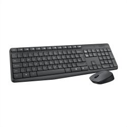 Kit de Teclado y Mouse Logitech MK235, Inalámbrico - Macrodex