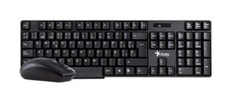 Kit de Teclado y Mouse Stylos STPKTM3B, Inalámbrico, RF Inalámbrica - Macrodex