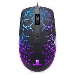 Mouse Gamer BRobotix Óptico Storm RGB, Alámbrico - Macrodex