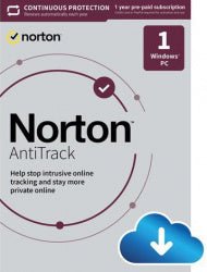 Norton AntiTrack, 1 Dispositivo, 1 Año, Windows (Descargable) - Macrodex