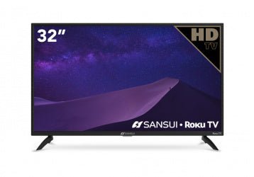 Sansui Smart TV LED SMX32D7HR 32", HD, Negro - Macrodex