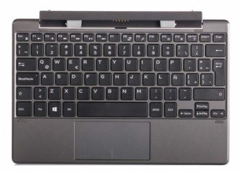 Teclado Dell K15A, Acoplamiento, Gris, para Tablet Dell Venue 10 Pro - Macrodex